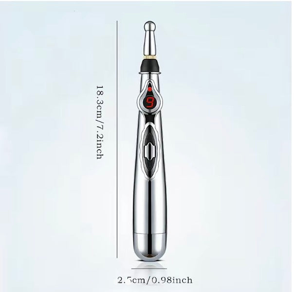 Muscle stimulating shock pen